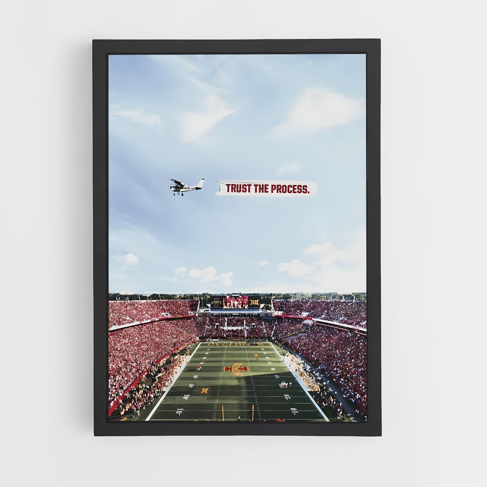 Poster Vol au-dessus du Stade – affiche Basketball (vue 2)